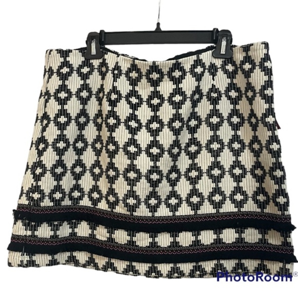 NWT Merona Ebony Jacquard Mini Skirt